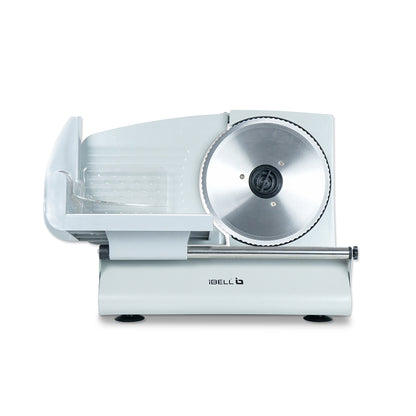 iBELL MS2330M Electric Meat Slicer, 1000W,Heavy Duty Meat Cutter, Chopper & Mincer with Stainless Steel Blade for Boneless Meat/Bread/Cheese/Vegetables (Silver)