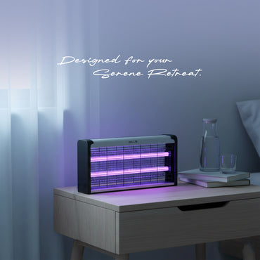 iBELL M23IK Insect Killer Machine for Home LED Bulb, High Efficiency, Effective Fly Catcher/Insect Trap for Home, Office & Restaurant (Silver)