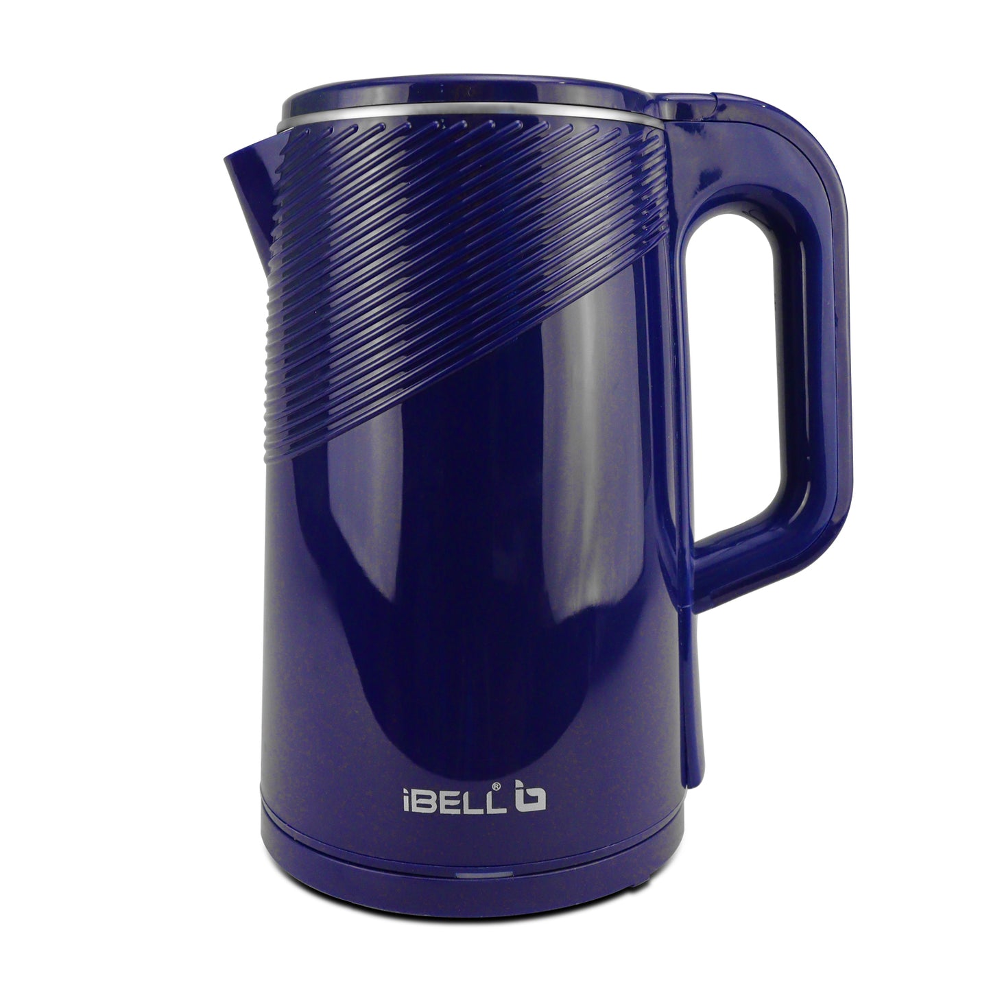 iBELL PEK20BLPLUS Premium Electric Kettle, 2 Litre, 1600W, Auto Cut-Off Feature, Stainless Steel with Insulation, 360 degree Rotating Base, Safety Lid With Locking Mechanism (Blue)