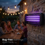 iBELL S60IKPlus 60W Electric Insect Killer with UVA Lamps, 360° Wide Grid, Detachable Tray, Hanging Chain, Silent & Eco-Friendly Insect Zapper for Home, Office & Restaurant