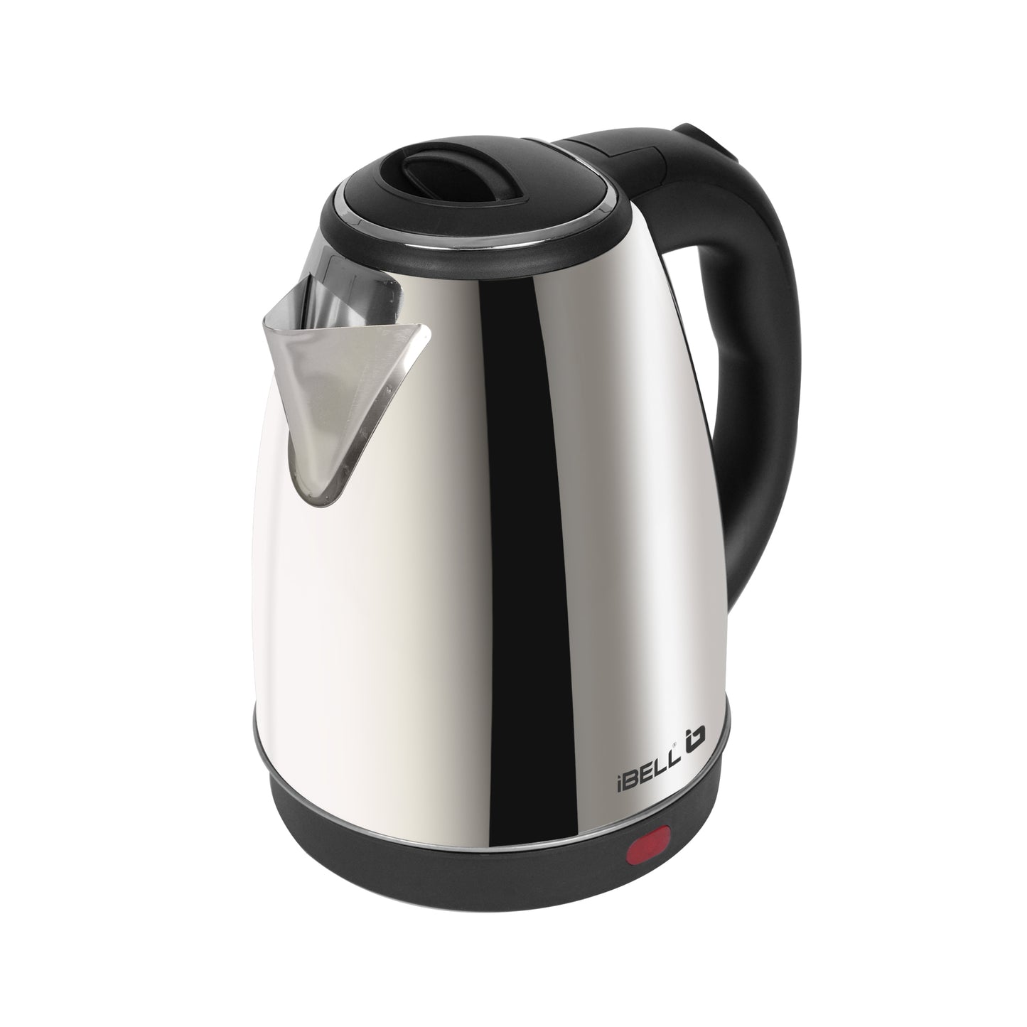 iBELL Electric Kettle 1.8 Litre, 1800W Stainless Steel Body, Auto Cut-Off & Rapid Boil, Durable & Easy to Clean Kettle for Hot Water, Tea, Coffee, and More (Silver)