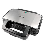 iBELL Sm3010M 3-In-1 Sandwich Maker Big Size, 1300 Watt, 2 Year Warranty, With Automatic Temperature Control And Detachable Plates For Toast/Waffle/Grill (28.5 X 25 10 Cmblack 3010)