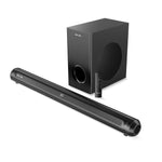 IBELL SONIC120 Bluetooth Soundbar with Woofer, 120W Speaker, Sleek Wall-Mountable Design, Multi-Connectivity ARC, Optical, USB, AUX, Crystal-Clear Home Theatre Audio, Remote Control (Black)