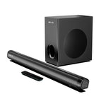 IBELL SONIC160 Bluetooth Soundbar with Woofer, 160W Speaker, Crystal Clear Audio,Bluetooth, AUX, USB, Optical, ARC, Wall-Mountable, Remote Control, Home Theatre Experience (Black)