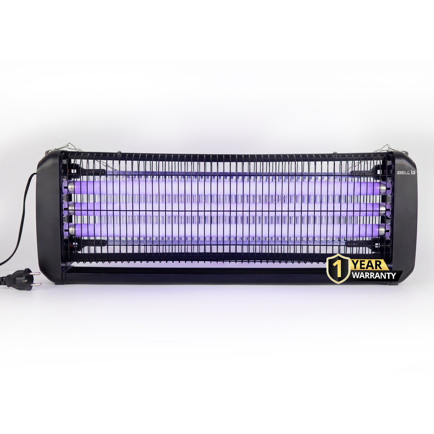 iBELL S60IKPlus 60W Electric Insect Killer with UVA Lamps, 360° Wide Grid, Detachable Tray, Hanging Chain, Silent & Eco-Friendly Insect Zapper for Home, Office & Restaurant