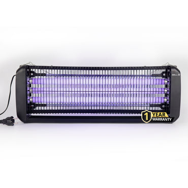 iBELL S60IKPlus 60W Electric Insect Killer with UVA Lamps, 360° Wide Grid, Detachable Tray, Hanging Chain, Silent & Eco-Friendly Insect Zapper for Home, Office & Restaurant