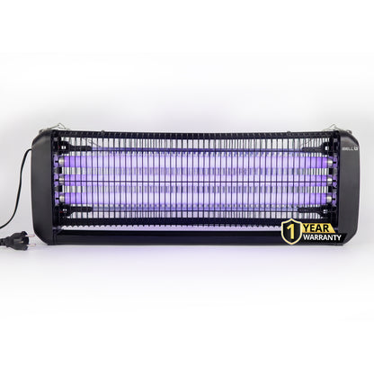 iBELL S60IKPlus 60W Electric Insect Killer with UVA Lamps, 360° Wide Grid, Detachable Tray, Hanging Chain, Silent & Eco-Friendly Insect Zapper for Home, Office & Restaurant