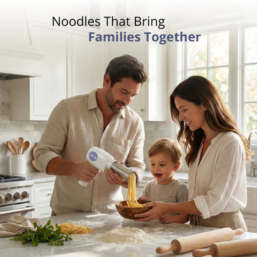 IBELL Electric Idiyappam Maker, Pasta & Noodle Maker with 6 Molds, 50Watts Power, 50 Times for Full Charge, Cordless with Rechargeable Battery(Black)