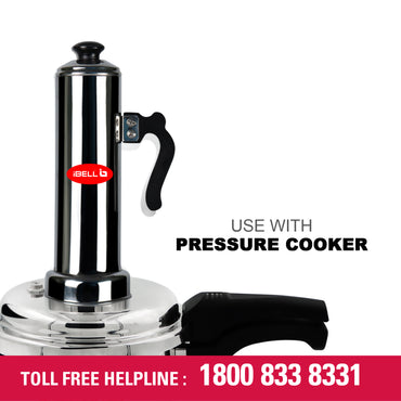 iBELL Stainless Steel Puttu Maker, Food Grade 304 Stainless Steel