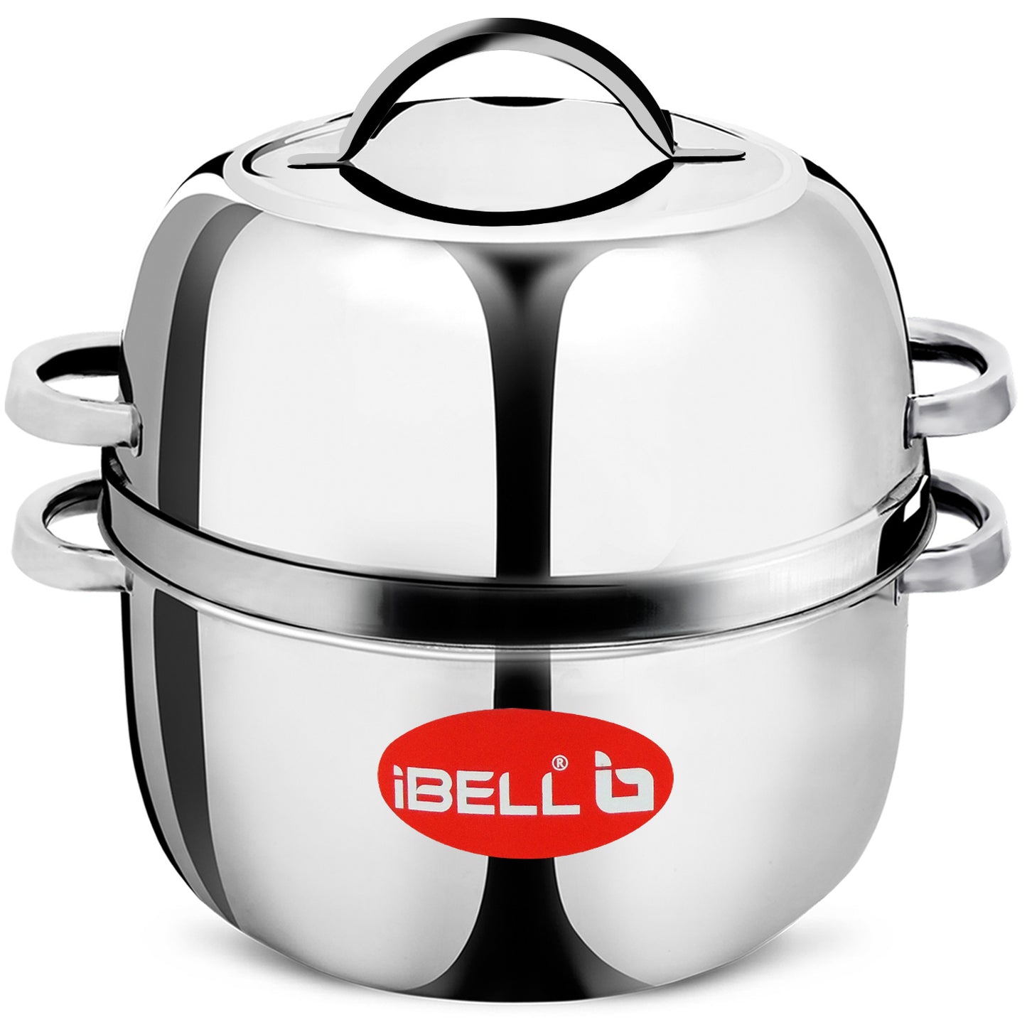 iBELL 1 kilogram Premium Stainless Steel Steam Pot, Thermal Rice Cooker, Induction Based Pot with Rubber Gasket