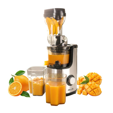 iBELL SLOW FUSION 750 Cold Press Slow Juicer 300W Silent Motor All-in-1 Fruit & Vegetable Juicer machine for home Compact Design Easy Assembly & Cleaning with 10 -Year Warranty
