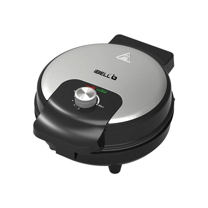IBELL WAFFLEMATE190 Waffle Maker Electric,1000W,Adjustable Temperature, Non-Stick Plates, LED Indicators, Lock System, Non-Slip Feet (Black)