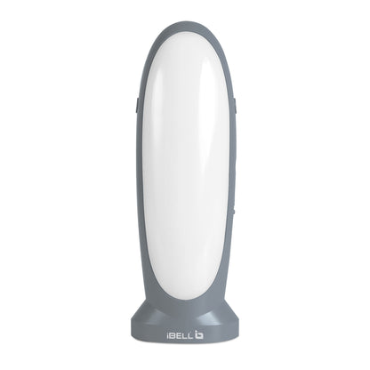 IBELL EL8467SL Rechargeable Emergency Handlamp Torch, LED with 3 Light Modes, Type C Charging, Light Weight, Super Bright, Portable Flashlight (Grey)
