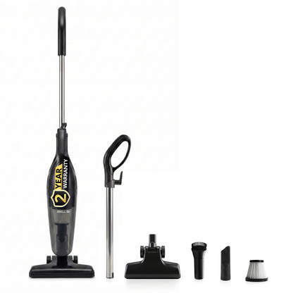 iBELL TURBOSTICK650 Stick Vacuum Cleaner | 600W | 20kPa | HEPA Filter | Bagless Design | Ideal for Floors, Curtains, Carpets, Sofa | black