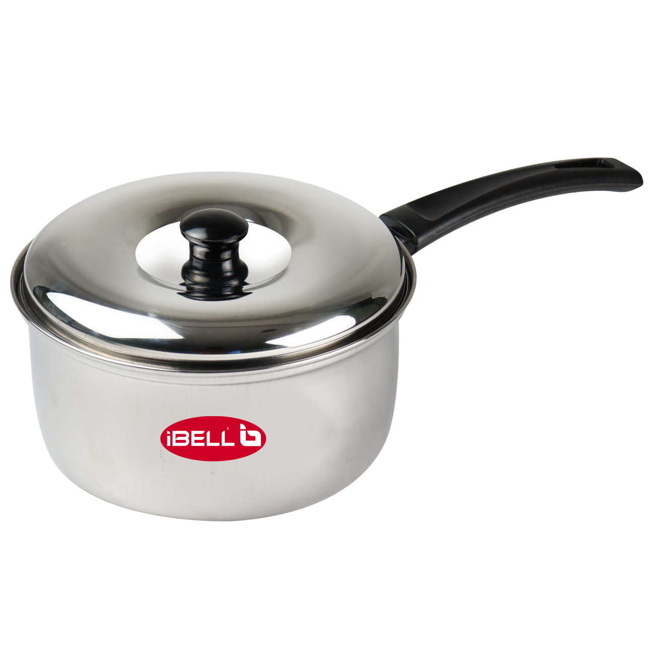 Ibell fp24g 24cm 3 layer non stick fry pan induction base bottom with  premium black grey color