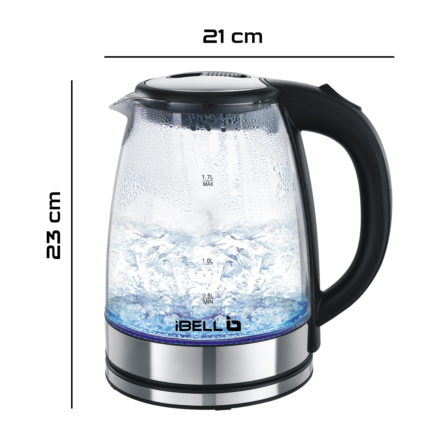 Glass Electric Kettle with LED Light