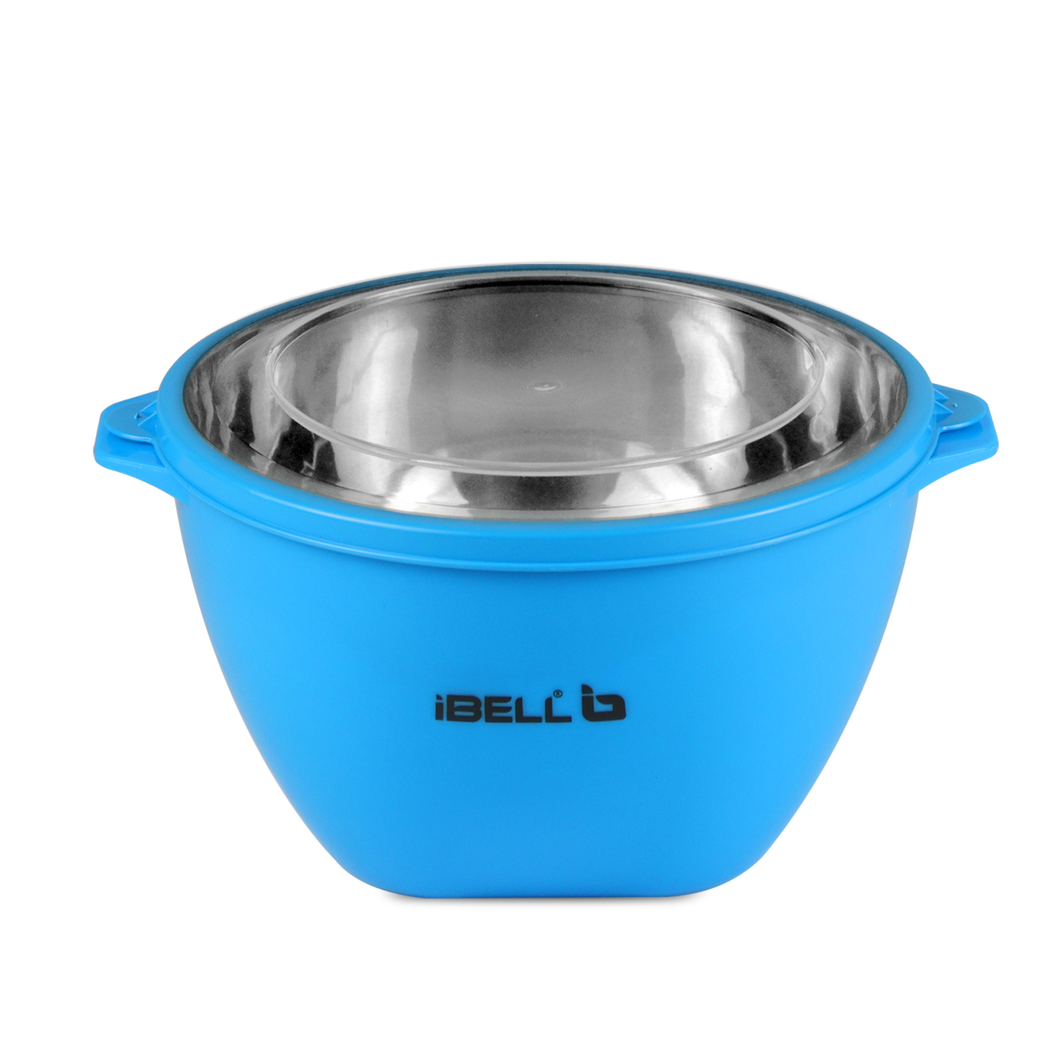 Ibell ss03bp 3 pieces stainless steel belly pot set with steel lid serving  bowl 850ml 1350ml 2000ml premium quality silver