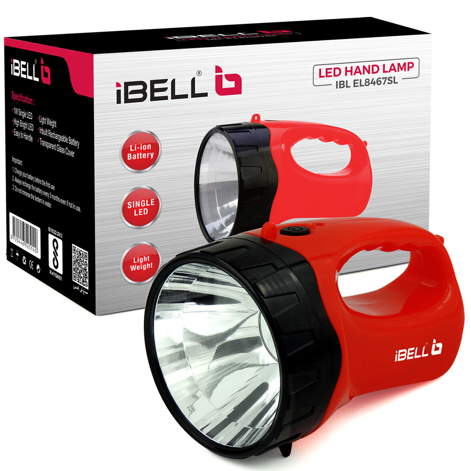 ibell rechargeable torch