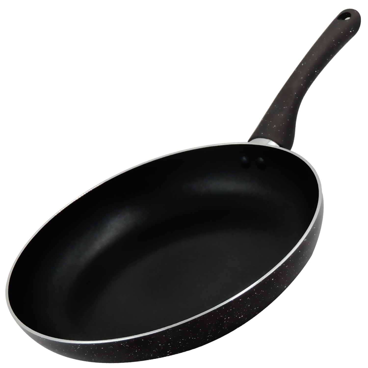 Ibell fp24g 24cm 3 layer non stick fry pan induction base bottom with  premium black grey color