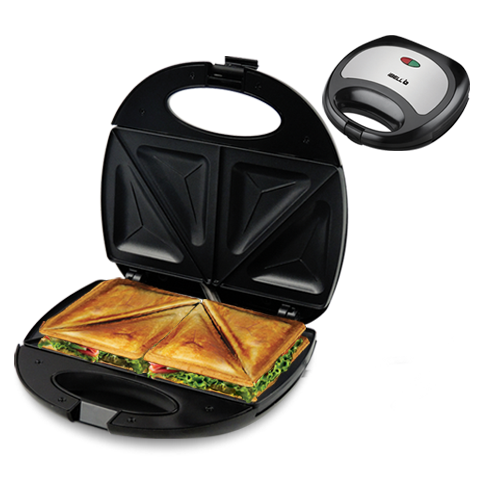 Ibell sm1515 sandwich maker with floating hinges 1000watt panini grill  toast black